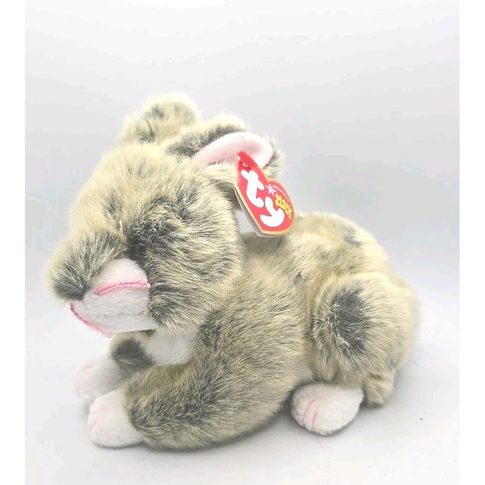 2004 Ty Beanie Baby "Winksy" Retired Easter Bunny Brown Rabbit BB17